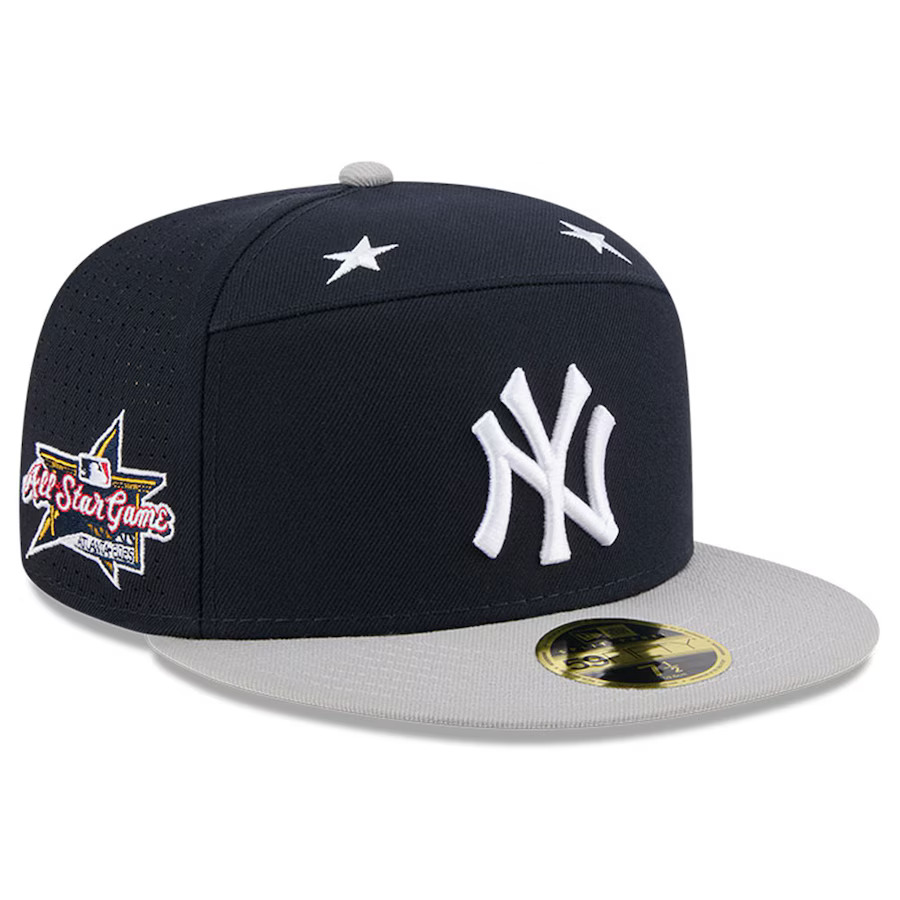 New York Yankees Navy and Gray 2025 MLB All-Star Game Era 59FIFTY Fitted Hat