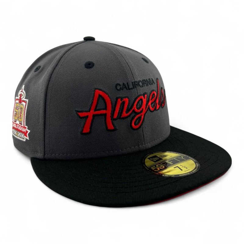 California Angels "Shimmer and Shine Collection" Red UV New Era 59FIFTY Fitted Hat