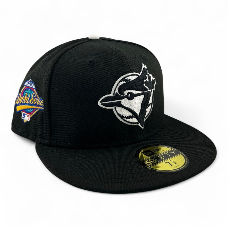Toronto Blue Jays Black and White "TV Collection" Kelly Green UV New Era 59FIFTY Fitted Hat