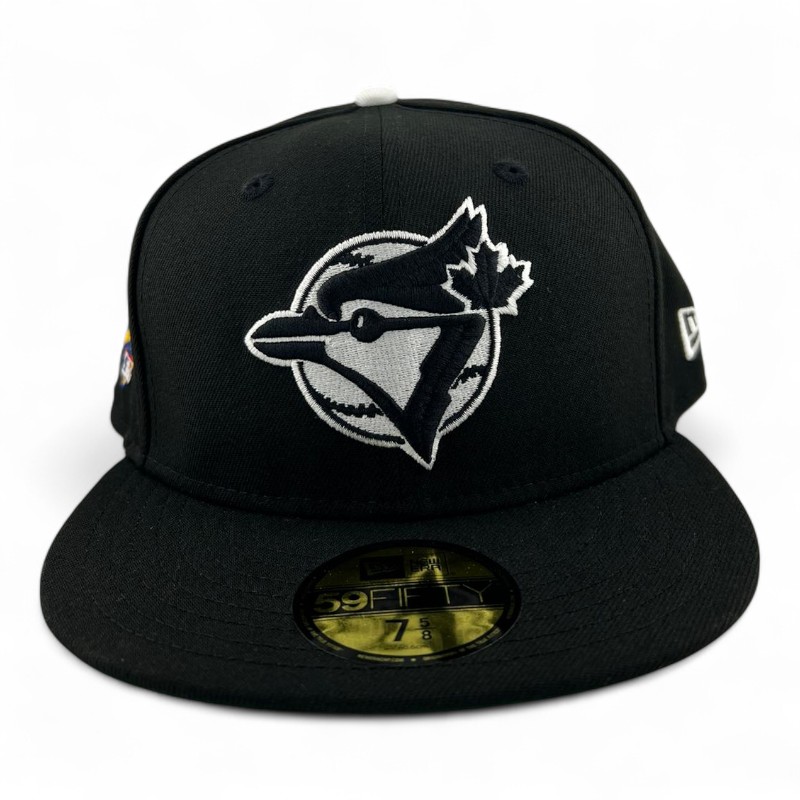 Toronto Blue Jays Black and White "TV Collection" Kelly Green UV New Era 59FIFTY Fitted Hat