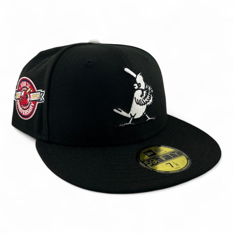 St. Louis Cardinals Black and White "TV Collection" Kelly Green UV New Era 59FIFTY Fitted Hat