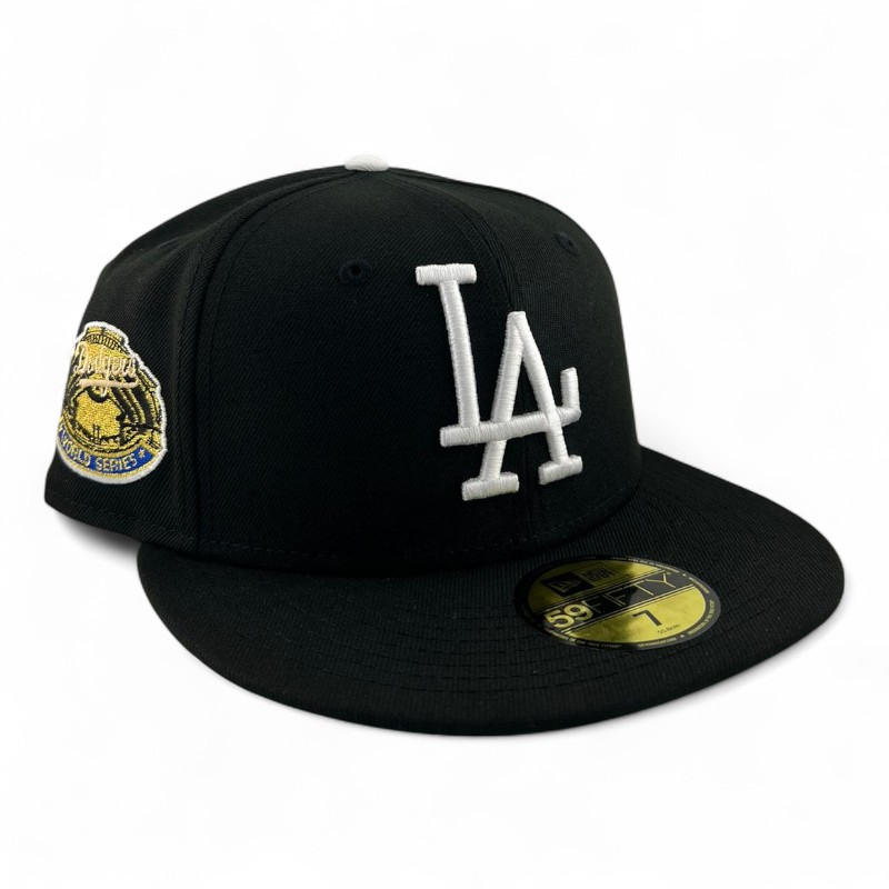 Los Angeles Dodgers Black and White "TV Collection" Kelly Green UV New Era 59FIFTY Fitted Hat