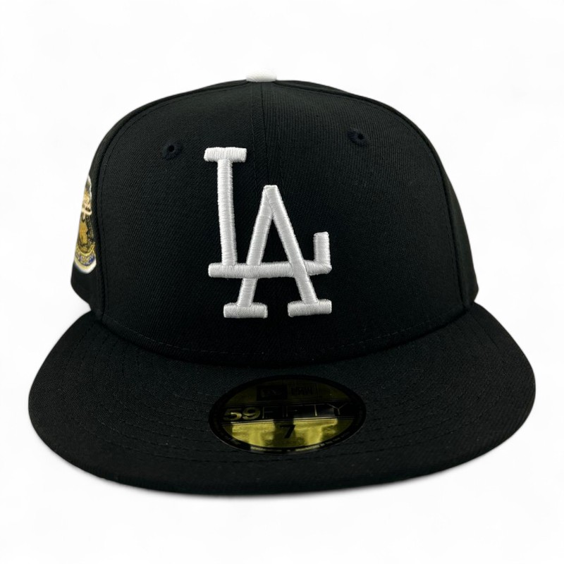 Los Angeles Dodgers Black and White "TV Collection" Kelly Green UV New Era 59FIFTY Fitted Hat