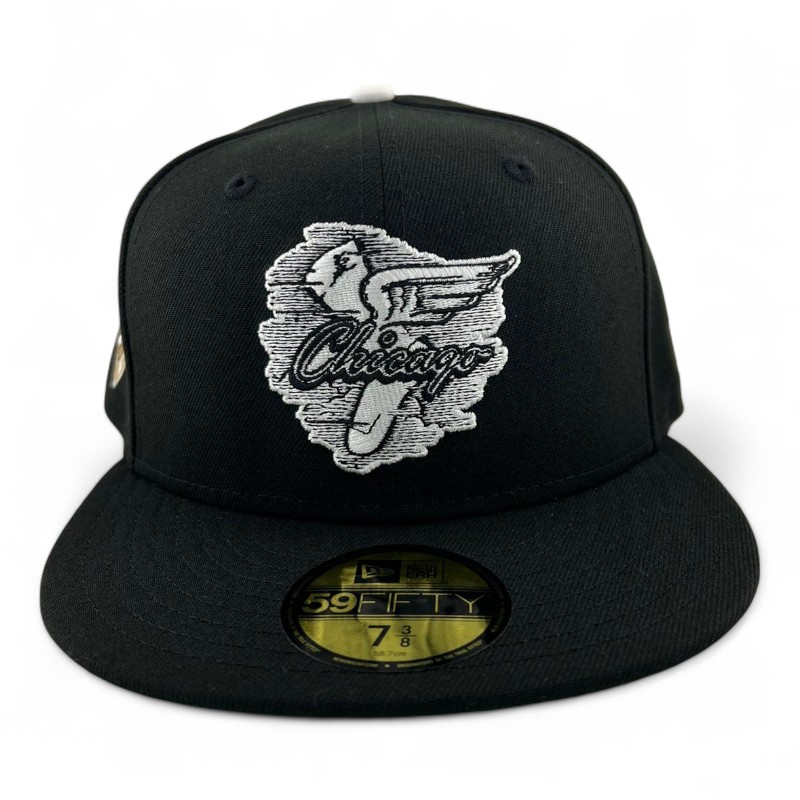 Chicago White Sox Black and "TV Collection" Kelly Green UV New Era 59FIFTY Fitted Hat