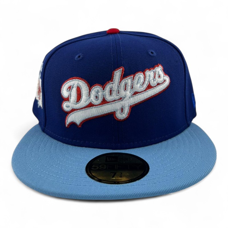 Los Angeles Dodgers Script Royal Blue and Light "SHO-Time Collection" Green UV New Era 59FIFTY Fitted Hat
