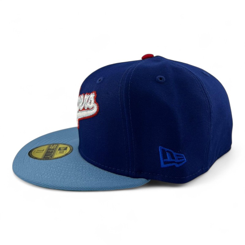 Los Angeles Dodgers Script Royal Blue and Light "SHO-Time Collection" Green UV New Era 59FIFTY Fitted Hat