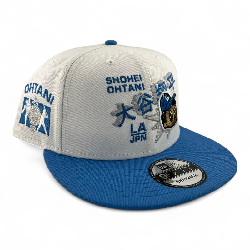 Los Angeles Dodgers White and Sky Blue "SHO-Time Collection" Gray UV New Era 9FIFTY Snapback