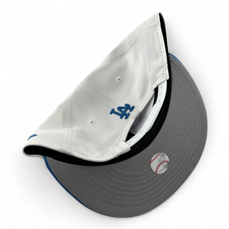 Los Angeles Dodgers White and Sky Blue "SHO-Time Collection" Gray UV New Era 9FIFTY Snapback