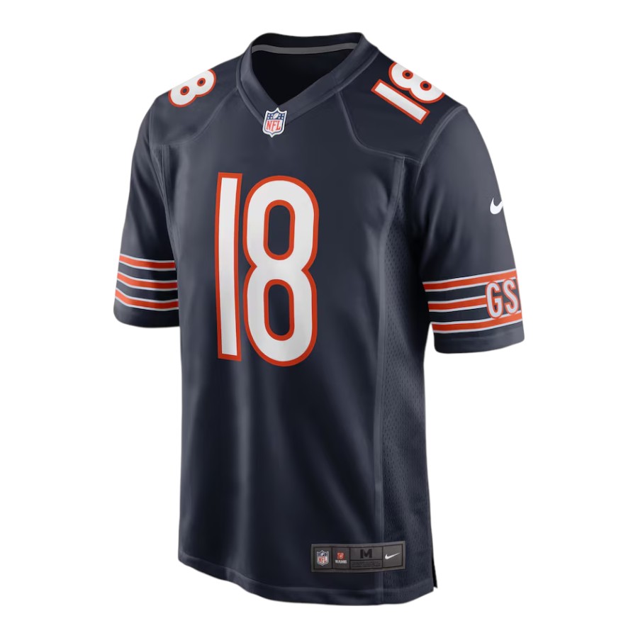 Chicago Bears Caleb Williams Navy Nike Game Jersey