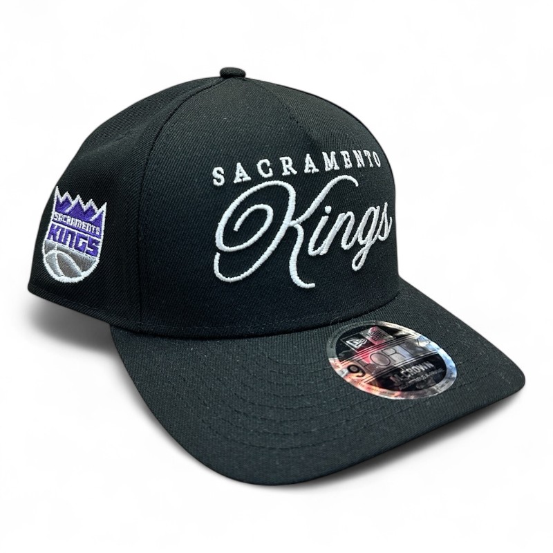 Sacramento Kings Black 2025 NBA Draft New Era 9FORTY M-Crown Adjustable Hat