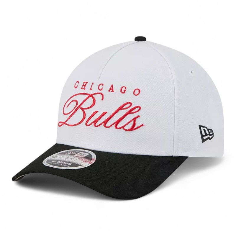 Chicago Bulls Chrome and Black 2025 NBA Draft New Era 9FORTY M-Crown Adjustable Hat