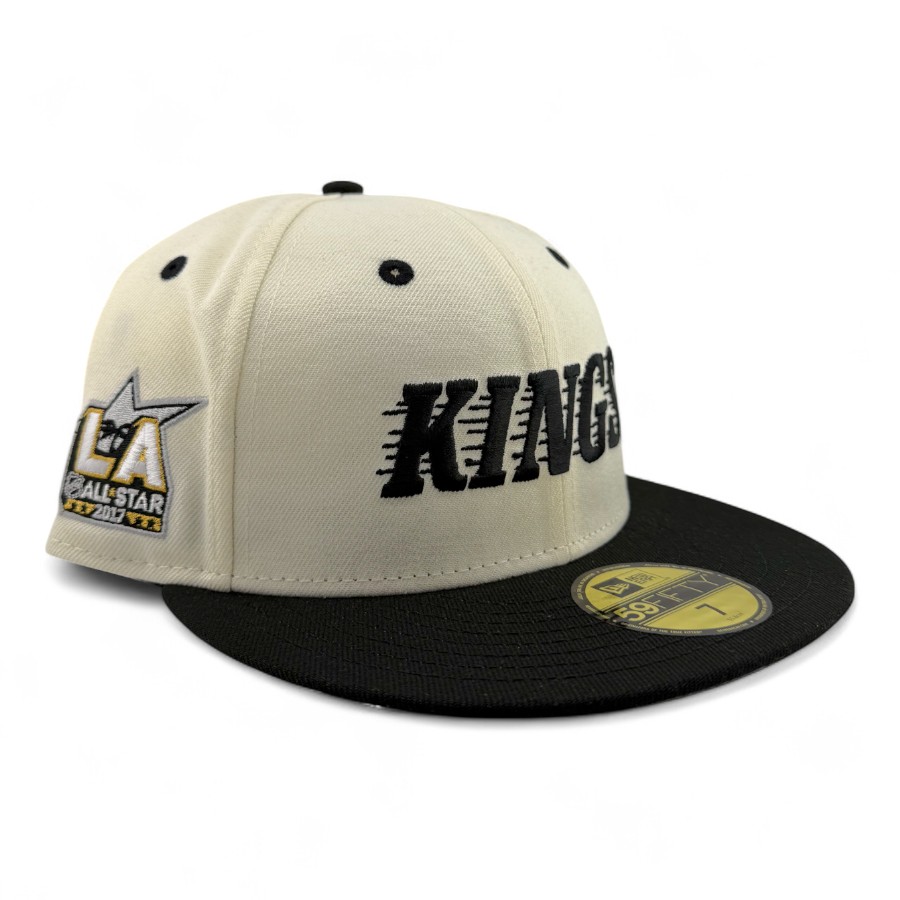 Los Angeles Kings Chrome and Black 2017 All Star Patch Grey UV New Era 59FIFTY Fitted Hat