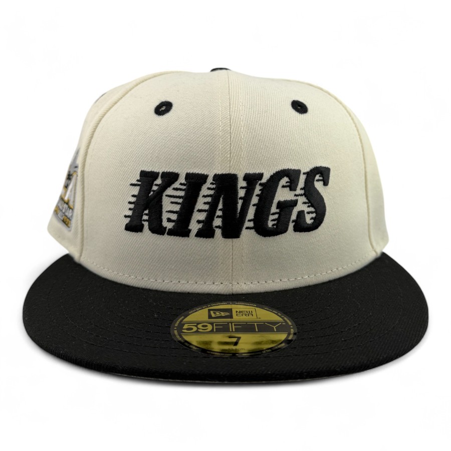 Los Angeles Kings Chrome and Black 2017 All Star Patch Grey UV New Era 59FIFTY Fitted Hat