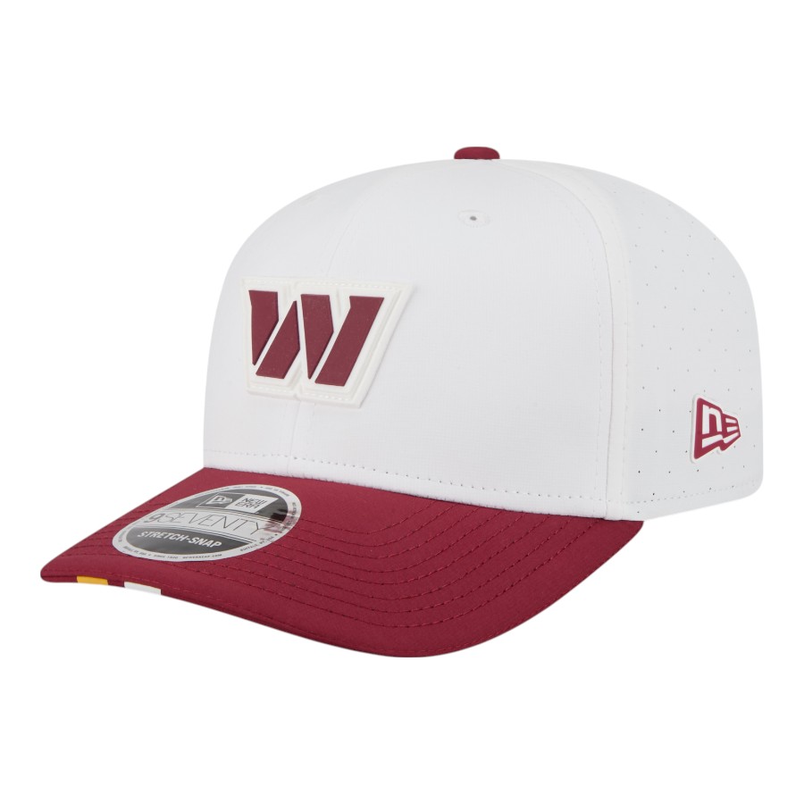 Washington Commanders White 2025 NFL Training Camp New Era 9SEVENTY Adjustable Snapback Hat