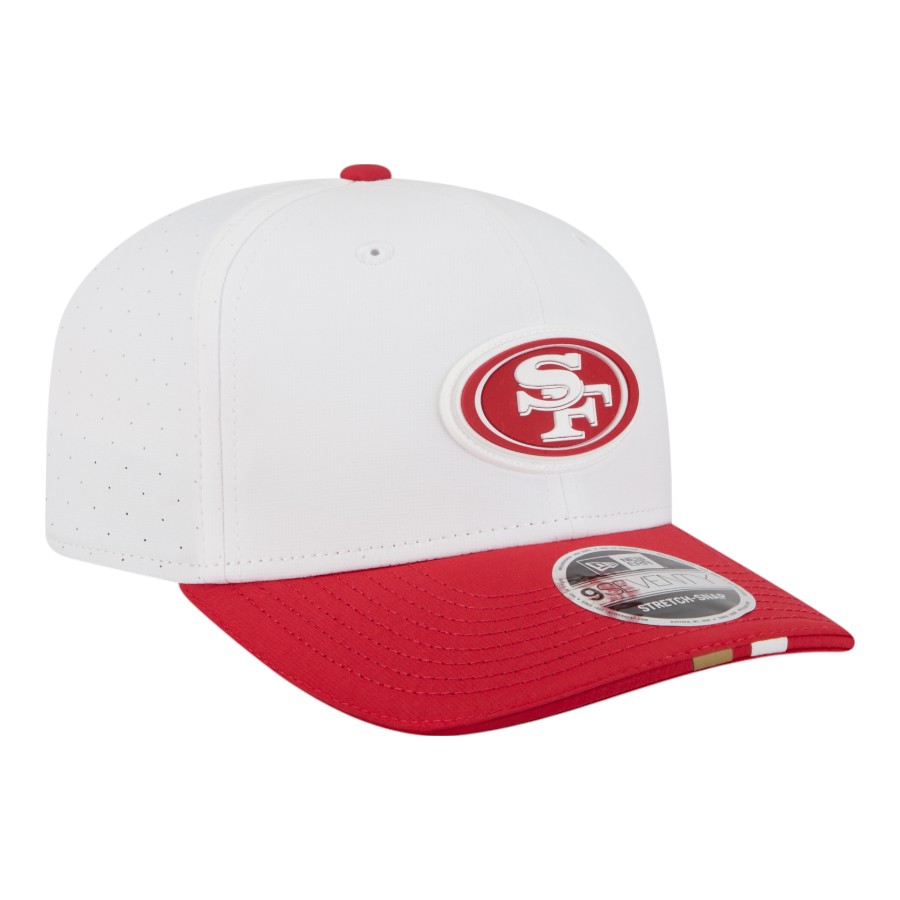San Francisco 49ers White 2025 NFL Training Camp New Era 9SEVENTY Adjustable Snapback Hat
