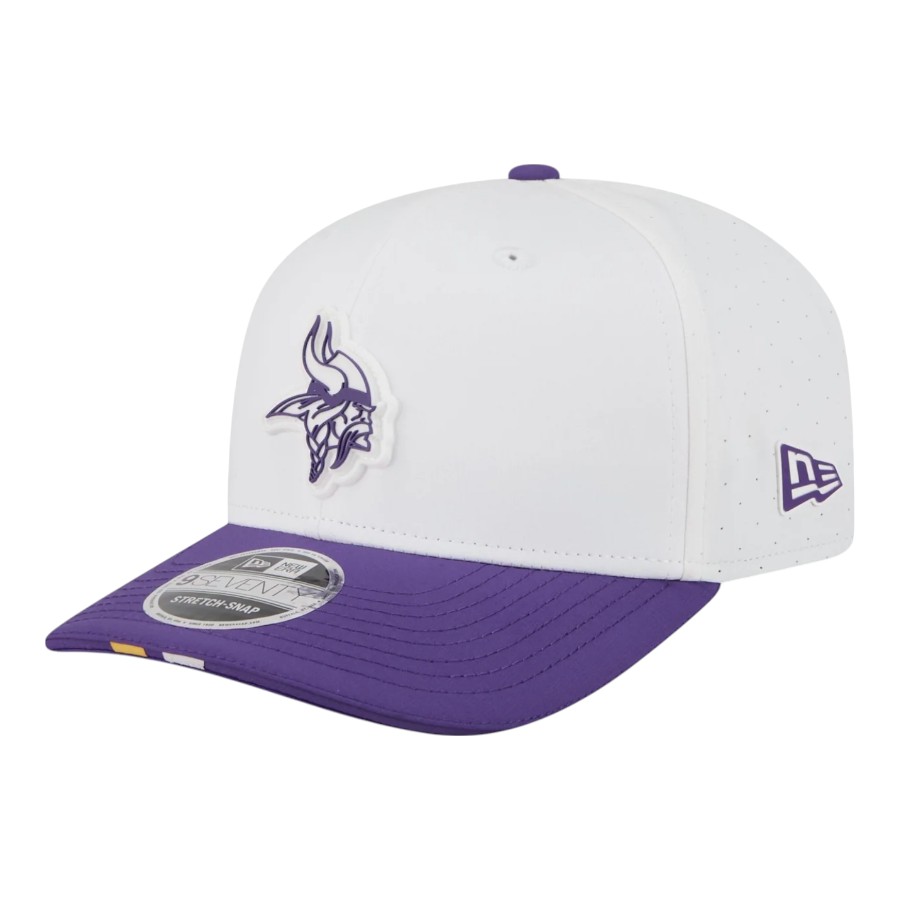 Minnesota Vikings White 2025 NFL Training Camp New Era 9SEVENTY Adjustable Snapback Hat