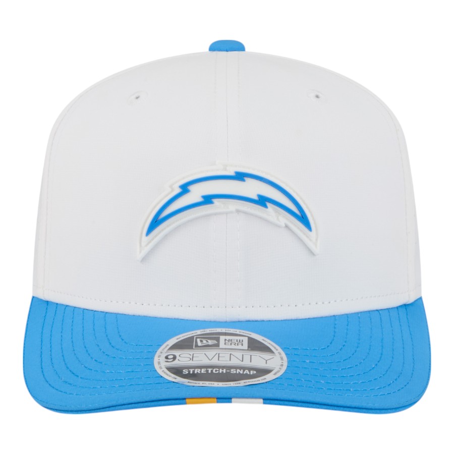 Los Angeles Chargers White 2025 NFL Training Camp New Era 9SEVENTY Adjustable Snapback Hat