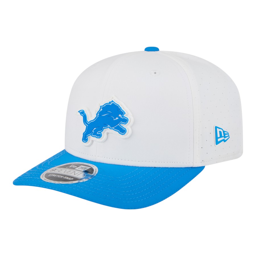 Detroit Lions White 2025 NFL Training Camp New Era 9SEVENTY Adjustable Snapback Hat
