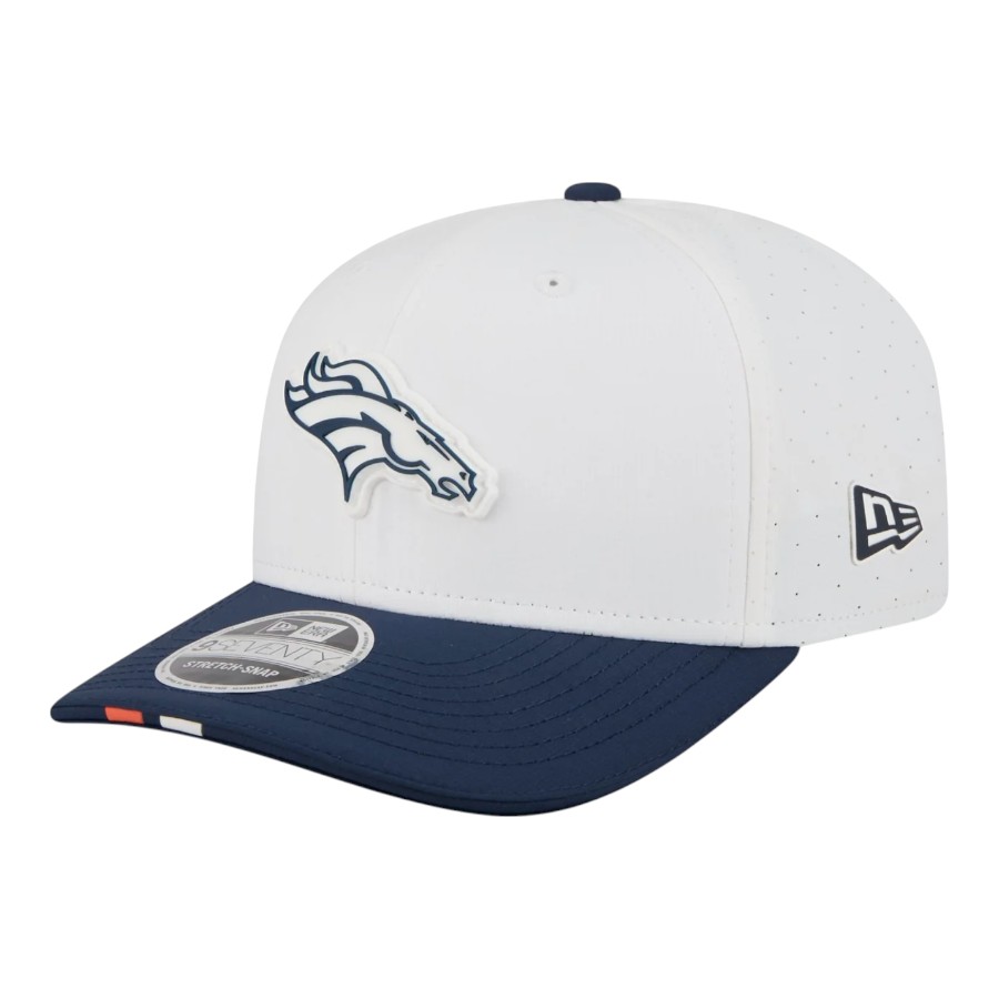 Denver Broncos White 2025 NFL Training Camp New Era 9SEVENTY Adjustable Snapback Hat
