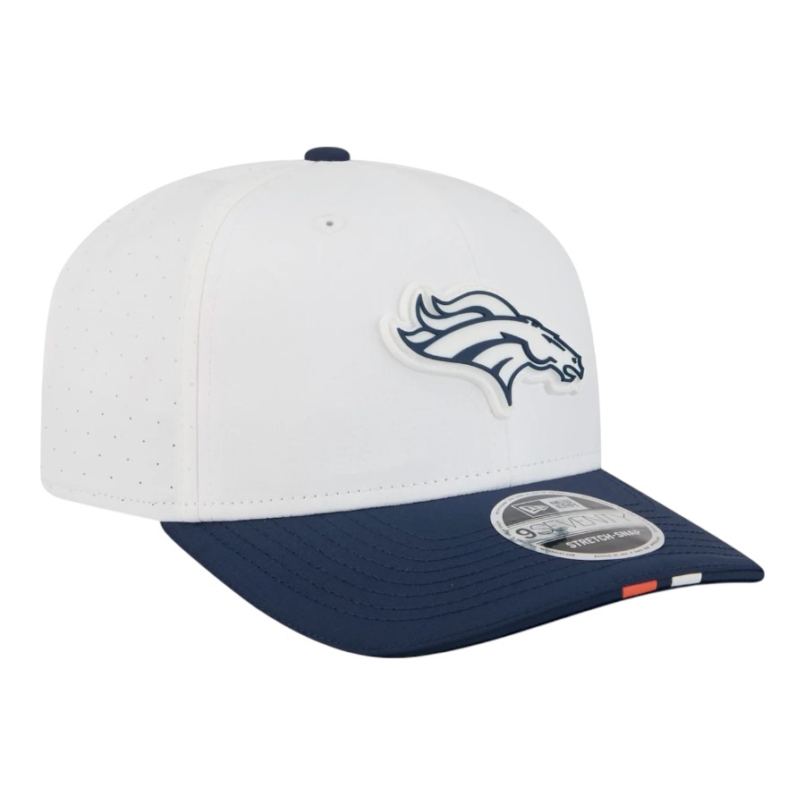 Denver Broncos White 2025 NFL Training Camp New Era 9SEVENTY Adjustable Snapback Hat
