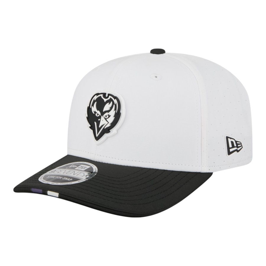 Baltimore Ravens White 2025 NFL Training Camp New Era 9SEVENTY Adjustable Snapback Hat