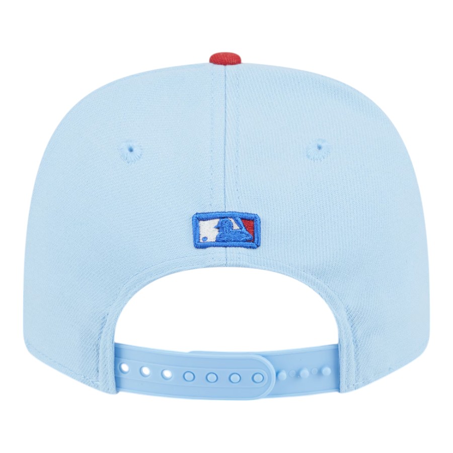 Philadelphia Phillies Light Blue and Red 2025 Fourth of July USA New Era 9SEVENTY Adjustable Hat
