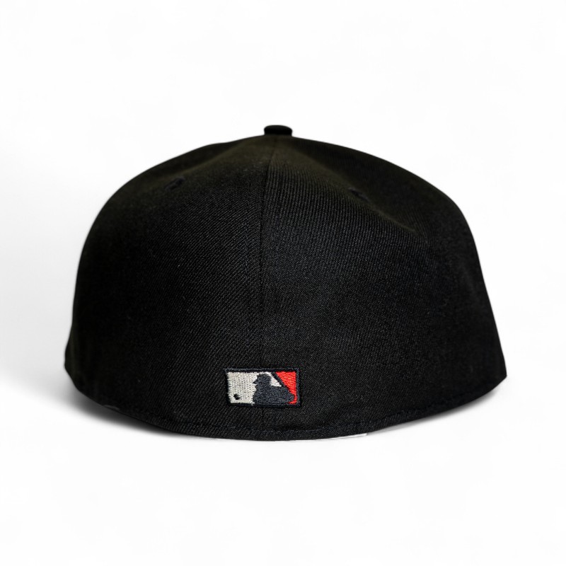 Cleveland Indians Black Leon the Lab Jacobs Field Patch Green UV New Era 59FIFTY Fitted Hat