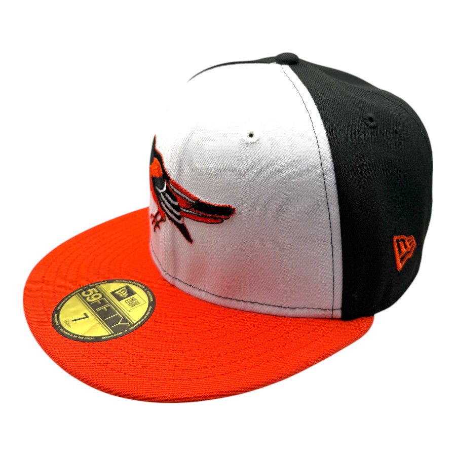 Baltimore Orioles White Orange and Black 30th Anniversary Patch Gray UV 59FIFTY Fitted Hat
