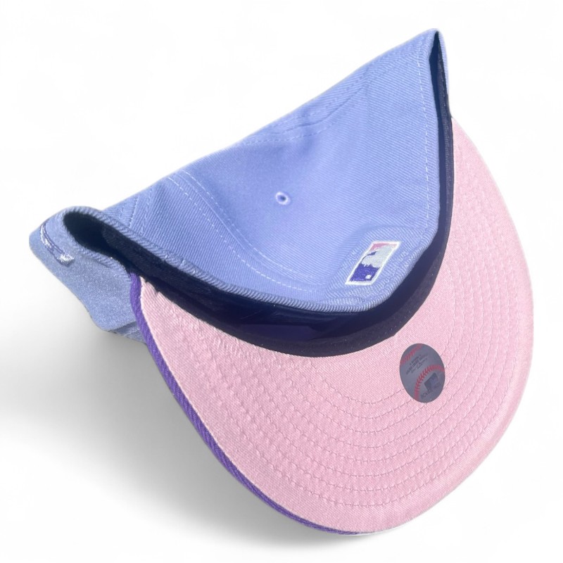 Seattle Mariners Lavender and Varsity Purple 30th Anniversary Patch Pink UV New Era 59FIFTY Fitted Hat