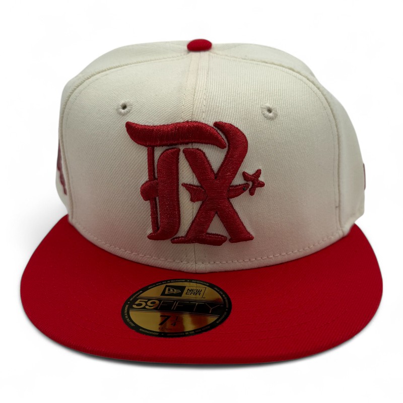 Texas Rangers Chrome and Front Door Red City Connect Gray UV New Era 59FIFTY Fitted Hat