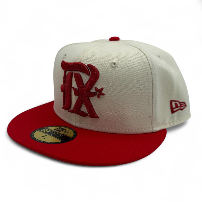 Texas Rangers Chrome and Front Door Red City Connect Gray UV New Era 59FIFTY Fitted Hat