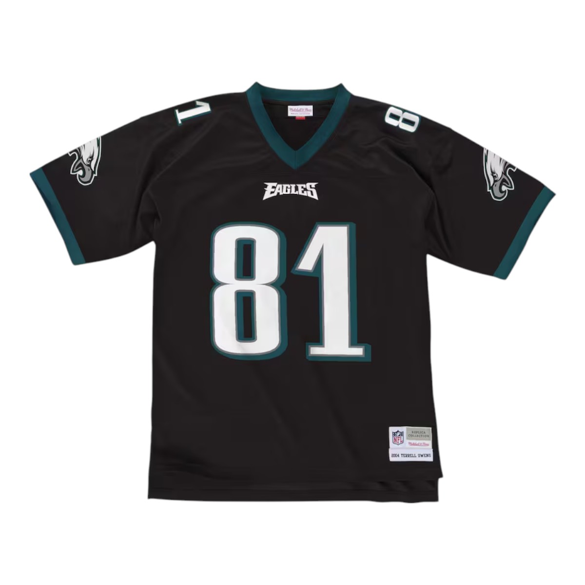 Philadelphia Eagles Terrell Owens Black 2004 Mitchell & Ness Legacy Jersey