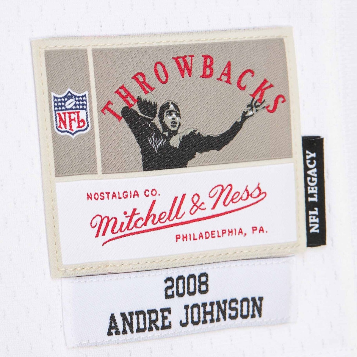 Houston Texans Andre Johnson White 2008 Mitchell & Ness Legacy Jersey