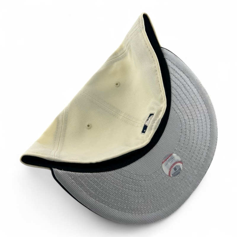 Los Angeles Dodgers Chrome and Navy 2020 WS Patch Grey UV New Era 59FIFTY Fitted Hat