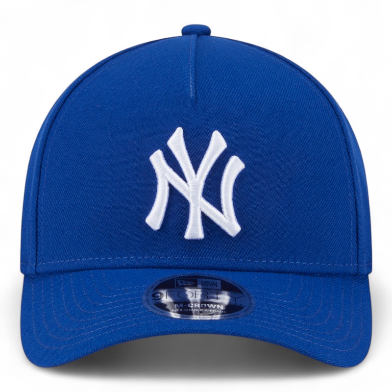 New York Yankees Royal Blue New Era 9FORTY M-Crown A-Frame Adjustable Hat
