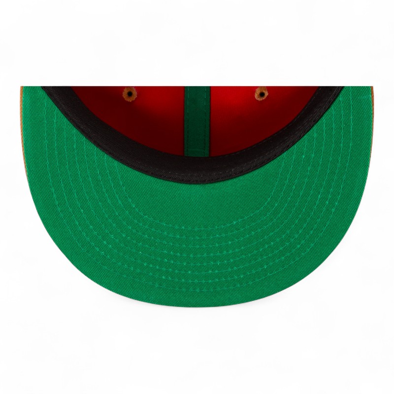 Florida Marlins Toasted Peanut 25th Anniversary Patch Green UV 59FIFTY Fitted Hat