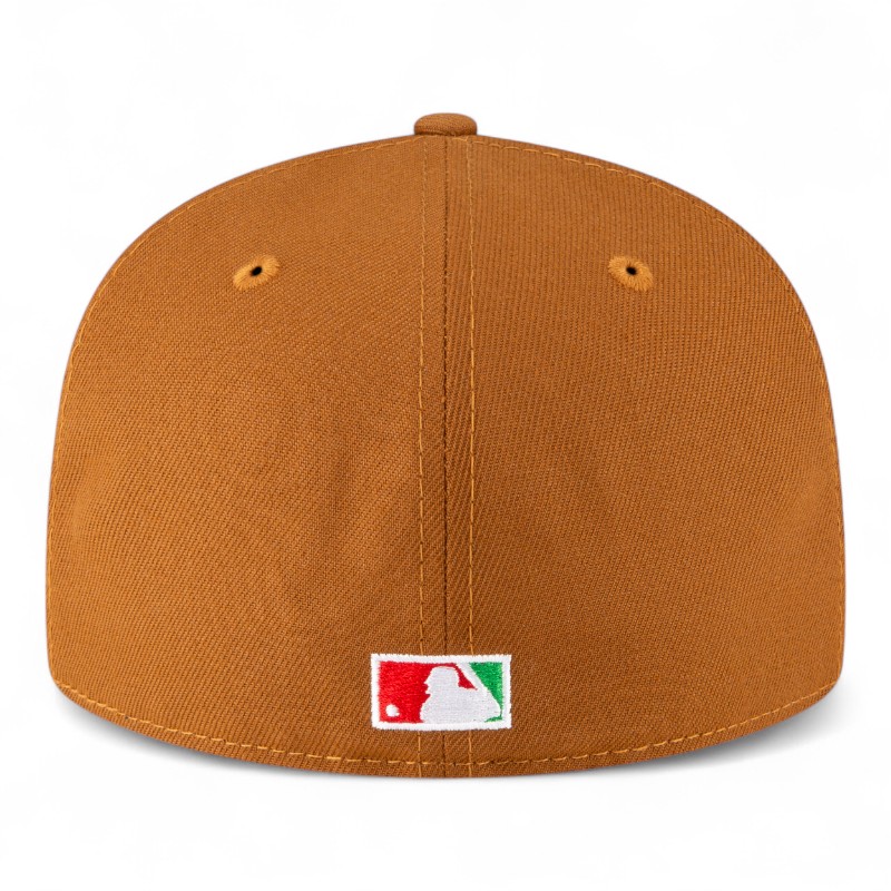 Florida Marlins Toasted Peanut 25th Anniversary Patch Green UV 59FIFTY Fitted Hat