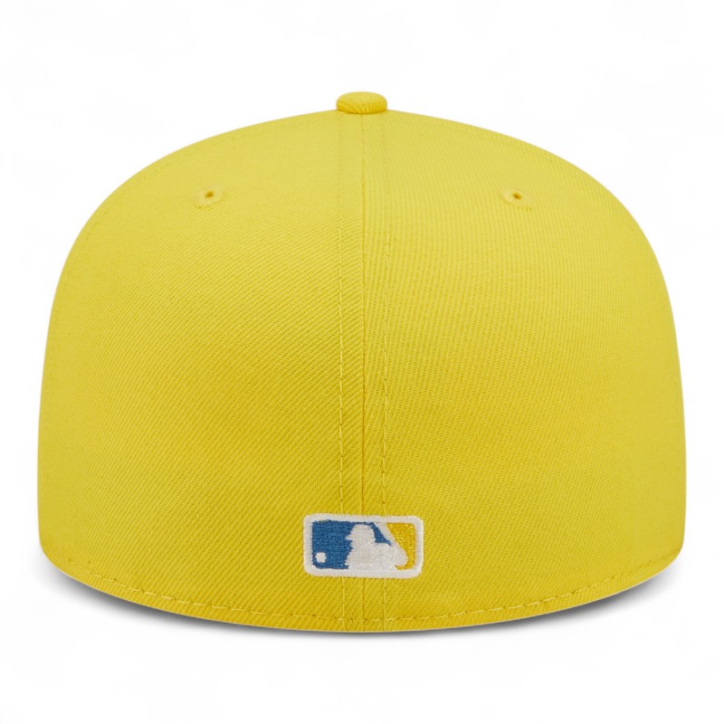 Boston Red Sox Canary Yellow and Blue City Connect Alternate 59FIFTY Fitted Hat