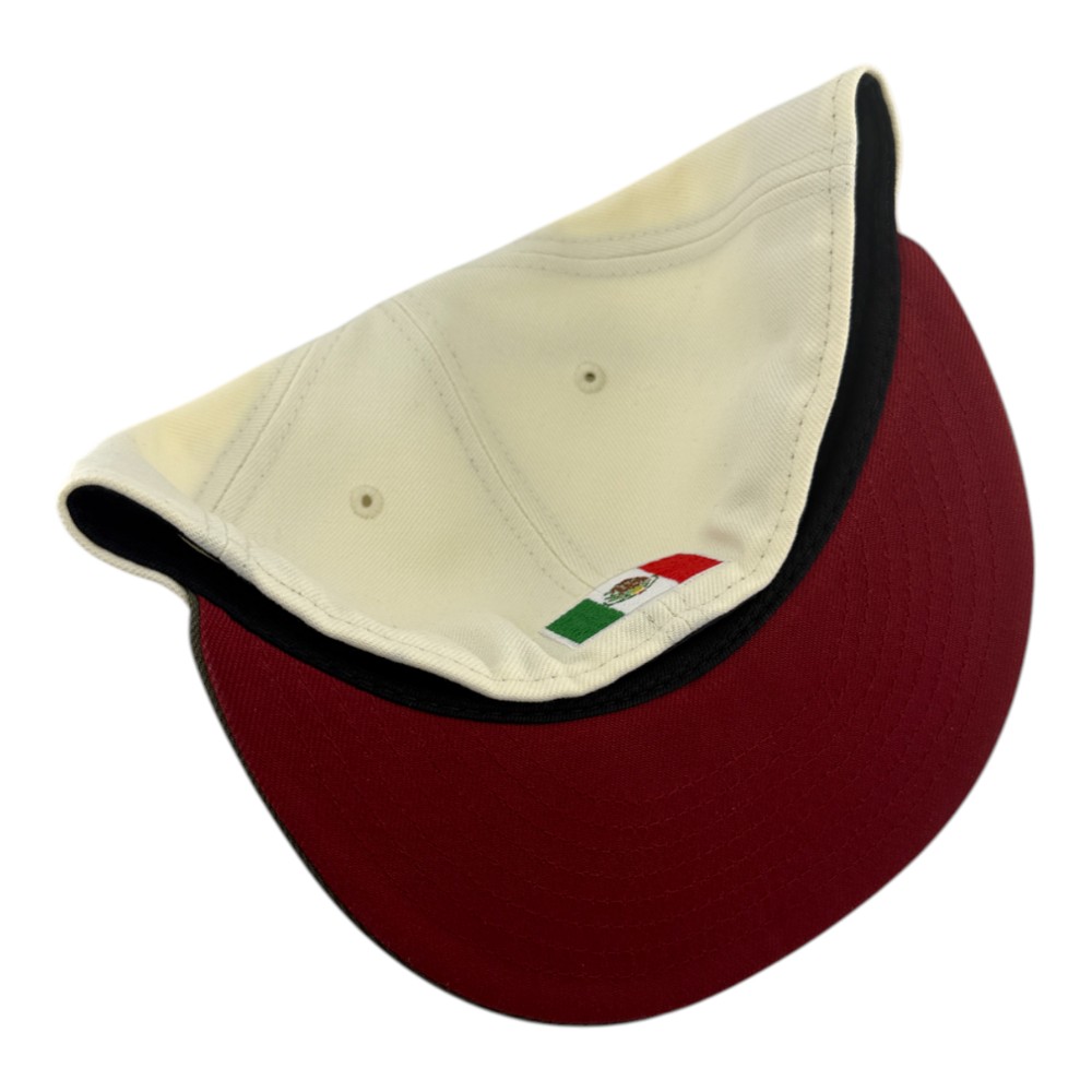 Mexico Chrome and Olive Green Cardinal Red UV New Era 59FIFTY Fitted Hat