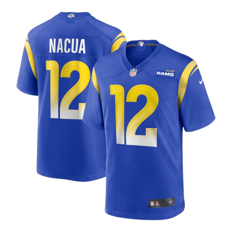 Los Angeles Rams Puka Nacua Nike Royal Blue Game Player Jersey