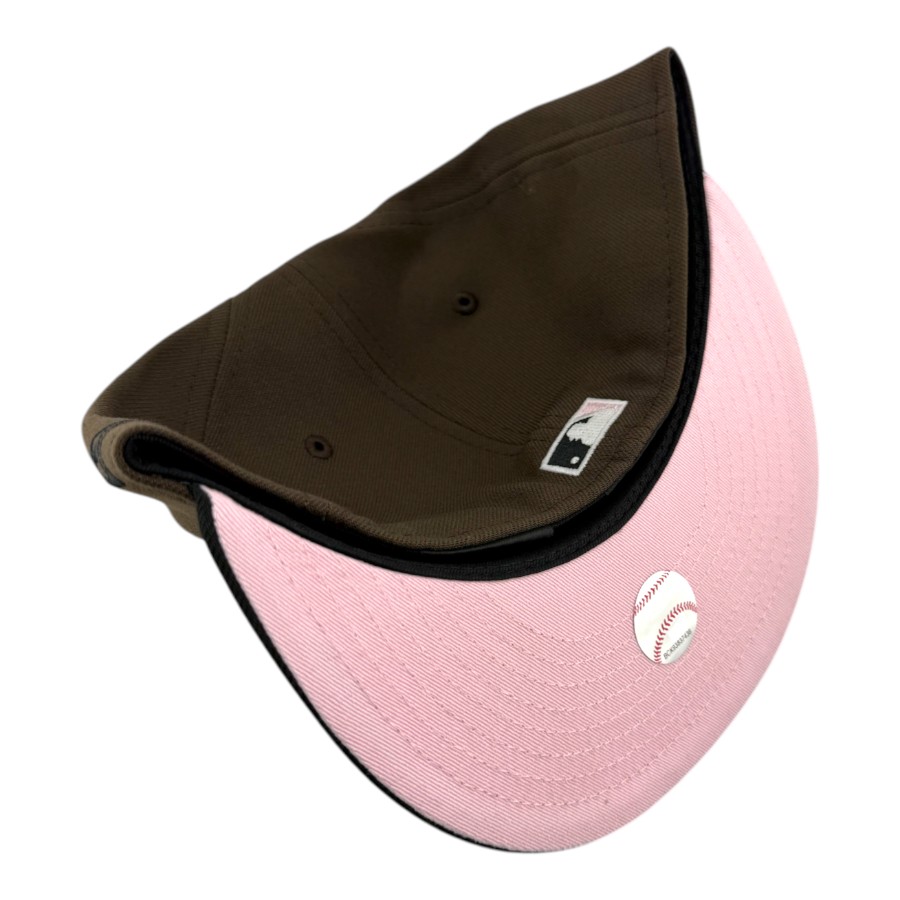 Arizona Diamondbacks Brown and Black "Mocha" 1998 Inaugural Patch Pink UV New Era 59FIFTY Fitted Hat