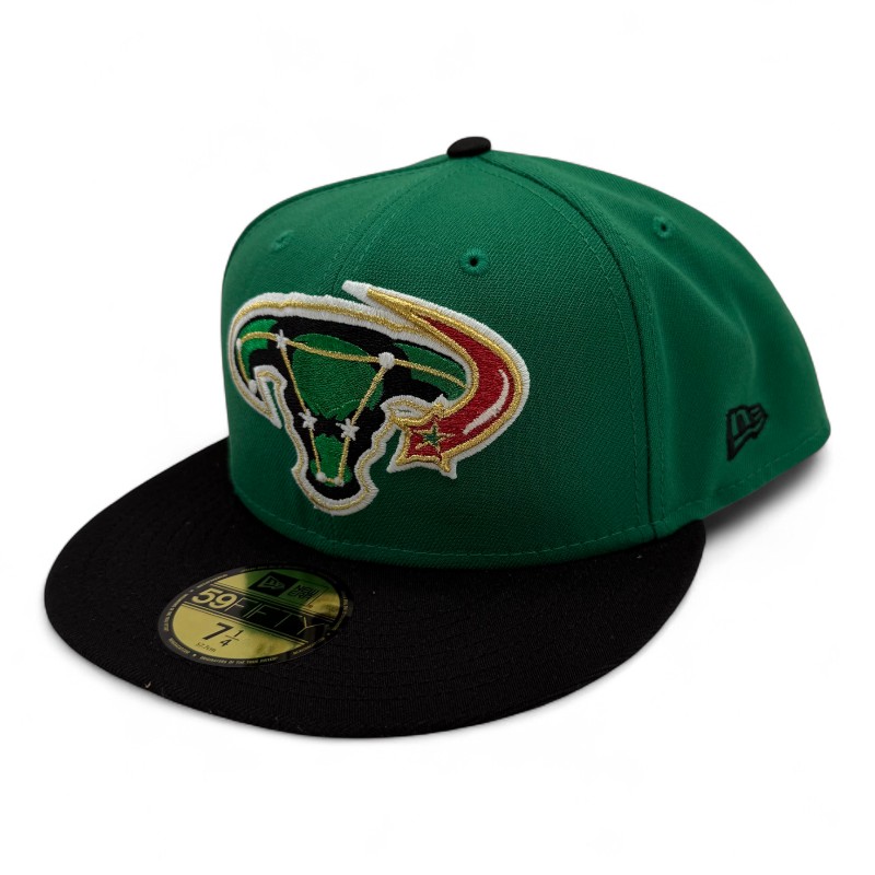 Dallas Stars Kelly Green and Black Alternate 20th Anni Patch Pink UV New Era 59FIFTY Fitted Hat