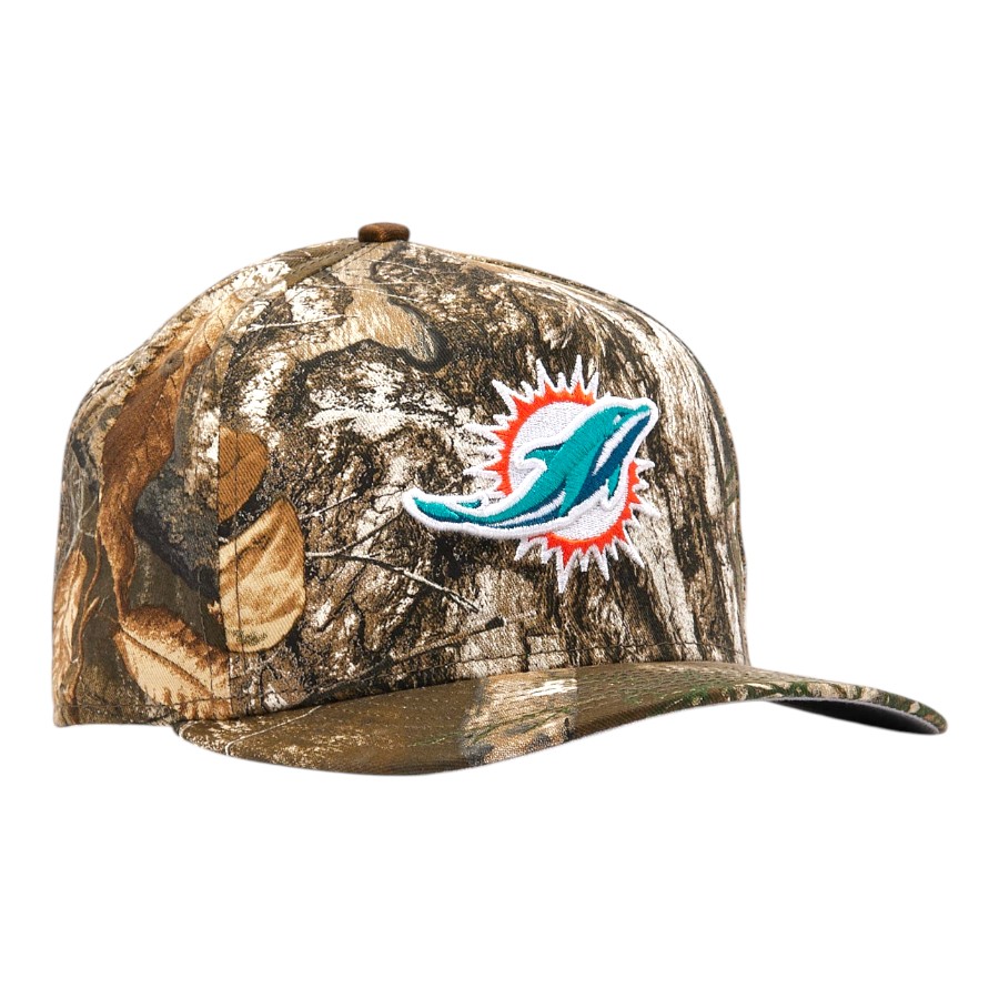 Miami Dolphins Realtree Camo Grey UV New Era 9FIFTY A-Frame Snapback Hat