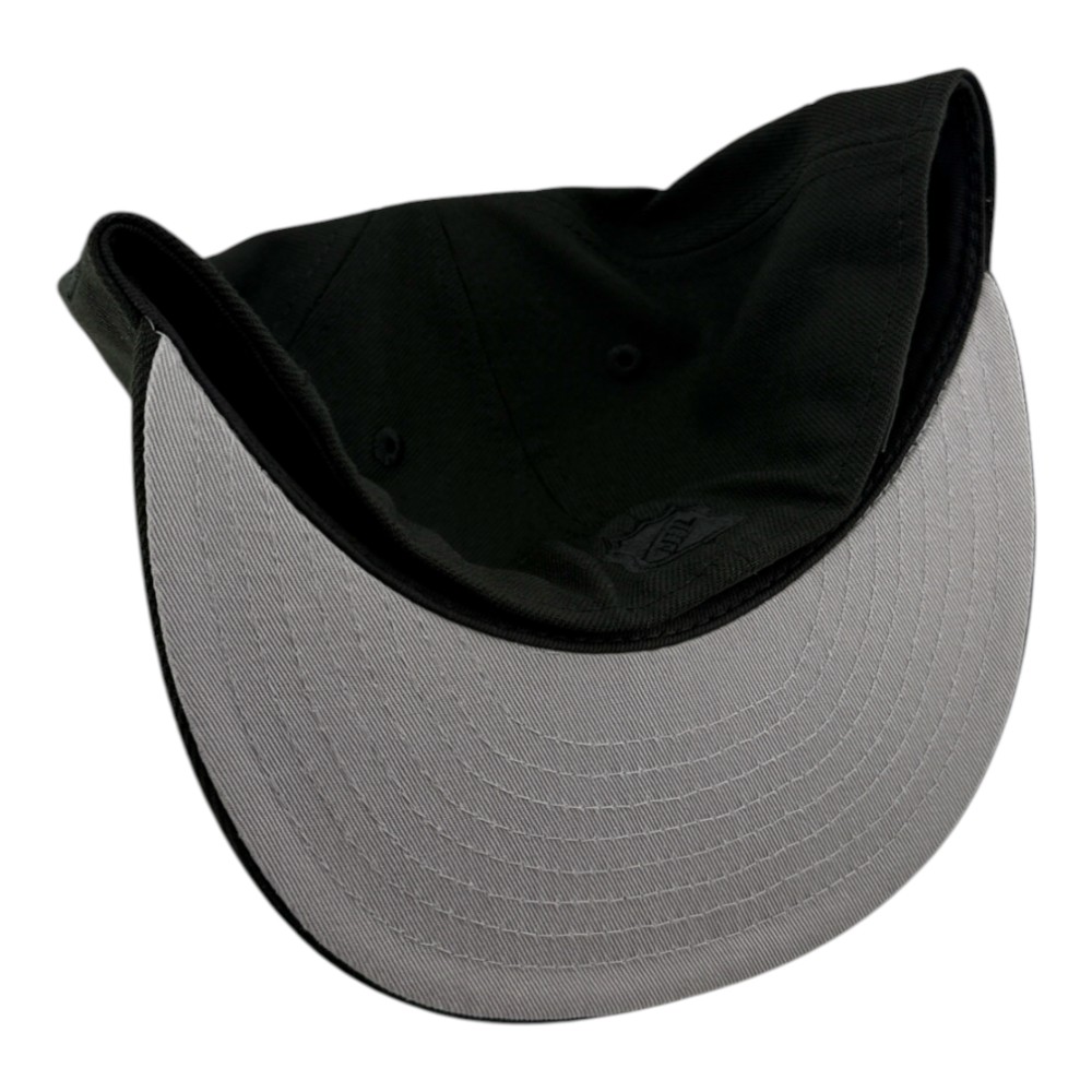 Utah Hockey Club Black on Inaugural Patch Gray UV New Era 59FIFTY Fitted Hat