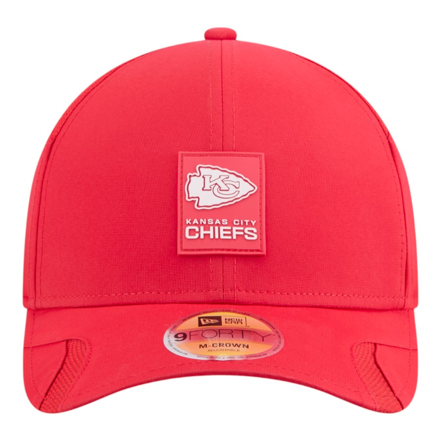 Kansas City Chiefs Red 2025 NFL Sideline New Era 9FORTY M-Crown Adjustable Hat