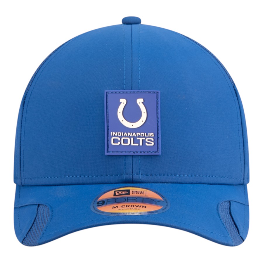 Indianapolis Colts Royal Blue 2025 NFL Sideline New Era 9FORTY M-Crown Adjustable Hat