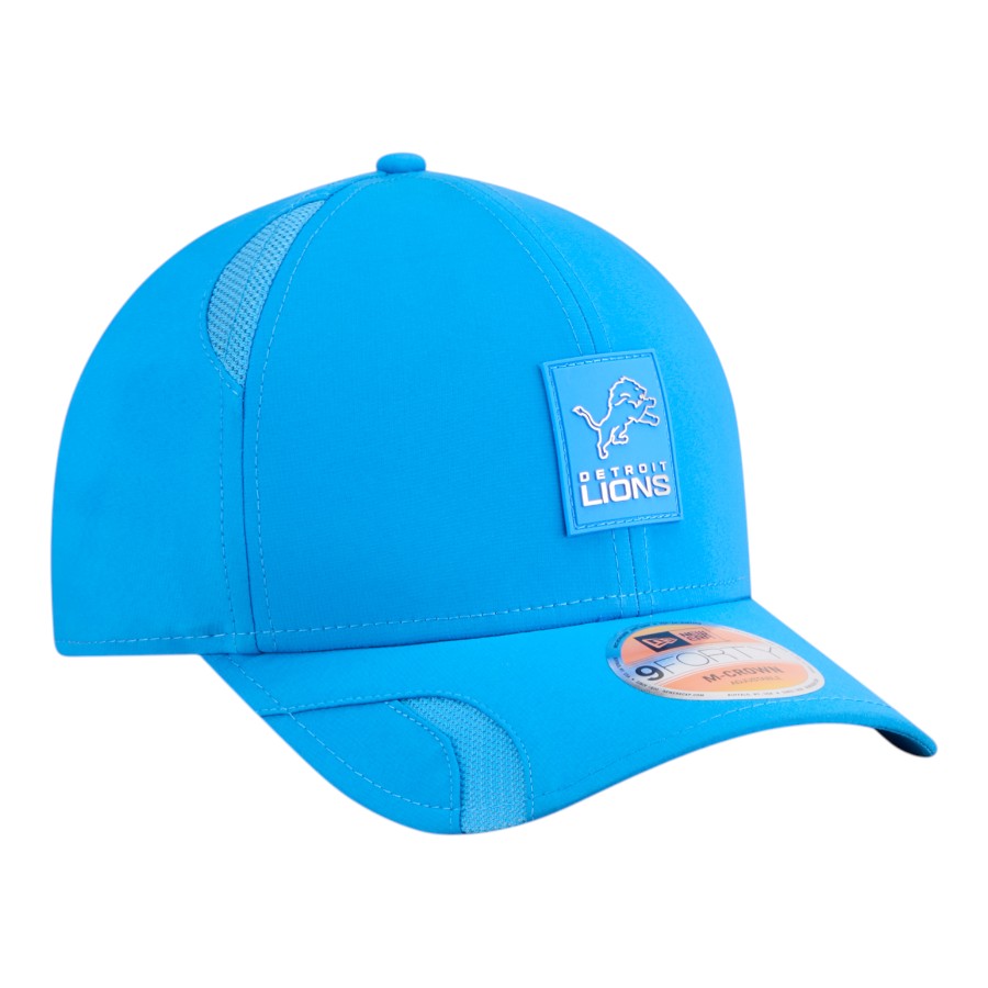 Detroit Lions Blue 2025 NFL Sideline New Era 9FORTY M-Crown Adjustable Hat