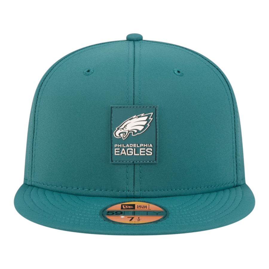 Philadelphia Eagles Midnight Green 2025 NFL Sideline New Era 59FIFTY Fitted Hat