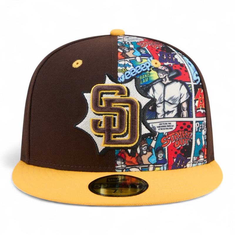 San Diego Padres Brown Diamond Hero New Era 59FIFTY Fitted Hat