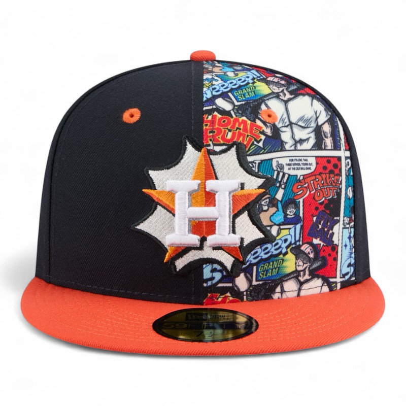 Houston Astros Navy Diamond Hero New Era 59FIFTY Fitted Hat